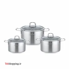 سرویس قابلمه استیل لایف اسمایل مدل Lifep12 Shr6